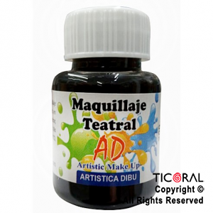 MAQUILLAJE TEATRAL AD 200 NEGRO 40ML X 1